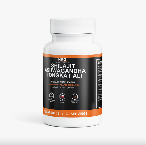 Shilajit Ashwagandha Tongkat Ali
