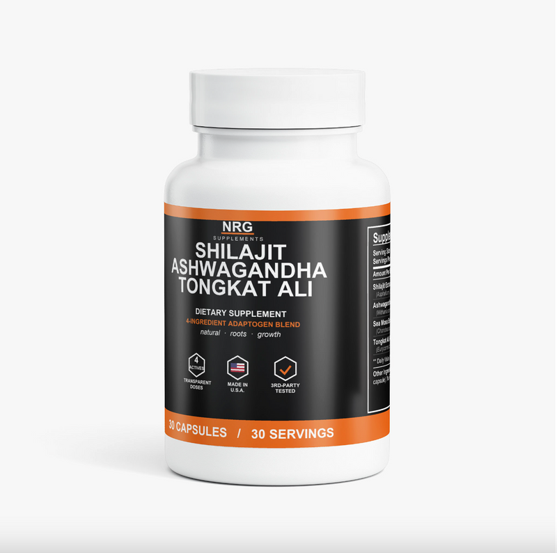Shilajit Ashwagandha Tongkat Ali